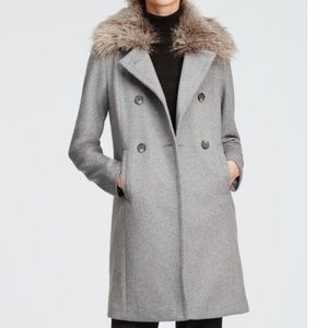 Ann Taylor Wool Double Breasted Peacoat